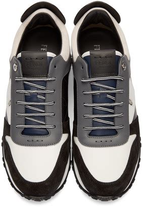 fendi black monster eyes sneakers|Altro.